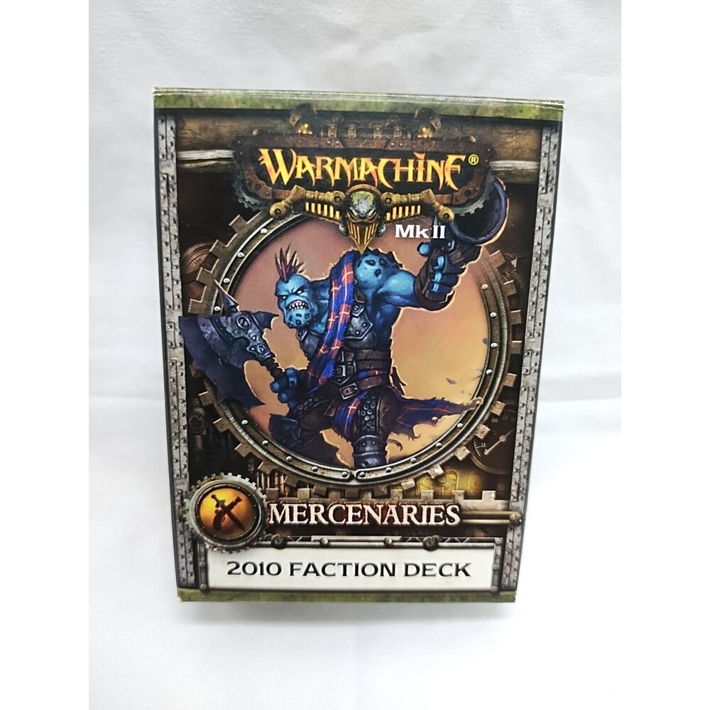 Pack Of (89) Warmachine MK II Mercenaries 2010 Faction Deck Cards